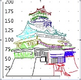 グラフの安土城
